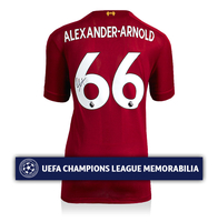 Trent Alexander-Arnold Back Signed Liverpool Home Shirt 2019-2020