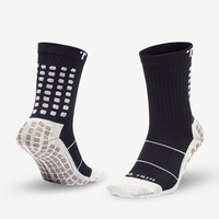 Trusox Mid-Calf Thin 2.0 Professional Socks - Black/White - S