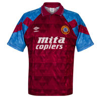 Umbro Aston Villa 1990-1992 Home Shirt - USED Condition (Fair) - Size L