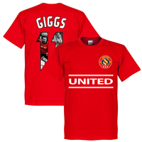 United Giggs 11 Gallery Team T-Shirt - Red - XXXXL