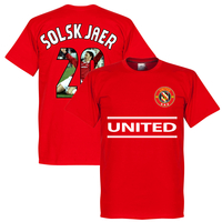 United Solskjaer 20 Gallery Team T-Shirt - Red - L