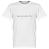 Yipee Kye Ay,  Motherf*@er! T-Shirt - White - XXXXL