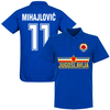 Yugoslavia Mihajlovic Team Polo Shirt - Royal - 5XL