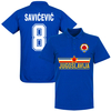 Yugoslavia Savicevic Team Polo Shirt - Royal - 5XL