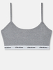 Dickies Bralette Woman Grey Melange Size XL