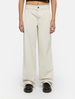 Dickies Corduroy Carpenter Trousers Woman Whitecap Grey Size 25