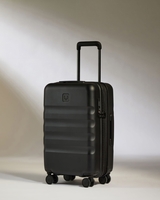 Expandable Cabin Suitcase In Black - Icon Stripe