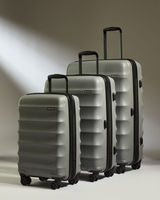 Expandable Cabin Suitcase Set In Cool Grey - Juno