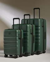 Expander Cabin Suitcase Set In Antler Green - Icon Stripe