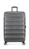 Juno Metallic Large Suitcase Charcoal