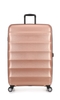 Juno Metallic Large Suitcase Rose Gold