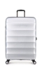 Juno Metallic Large Suitcase Silver