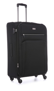 Marcus Siro 2 Piece Suitcase Set Large and Cabin Black