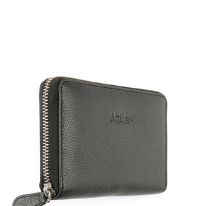 Misty Landscape Zip Around Purse Black