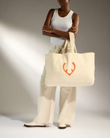 Oversized Tote Bag In Natural