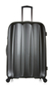 Tiber Embossed Large Suitcase Charcoal