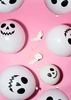 6PK Glow In The Dark Ghost Halloween Balloons
