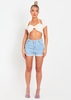 Alma Denim Light Wash Missy Empire Shorts