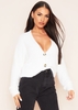 Anna Cream Fluffy Thick Knit Oversized Cropped Cardigan