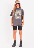 Antonella Pink Floyd Washed Black Oversized Band T-Shirt