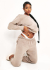 Ashley Beige Washed Oversized Sweatshirt