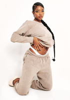 Ashley Beige Washed Oversized Sweatshirt