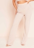 Aubrey Pink Mix & Match Ribbed Lounge Wide Leg Trousers