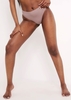Bella Mocha Seamless Ribbed Thong