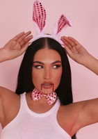 Cady White 3PC White Fluffy Bunny Costume Set