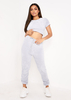 Charla Blue Chenille Drawstring Joggers