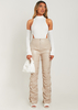 Christine White High Neck Bodysuit With Sleeves