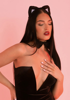 Cleo Black 3PC Cat Costume Set