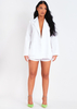 Elise Ivory Tailored Oversized Blazer