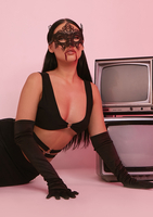 Elle Black Lace Costume Mask