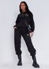 Esther Black Missy Empire Club Joggers