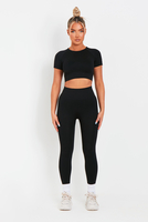 Frankie Black Seamless Gym Co-Ord