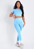 Frankie Blue Seamless Gym Co-Ord