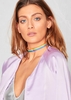 Gabi Rainbow Fabric Choker
