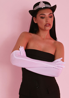 Hallie White Costume Gloves