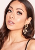 Harriet Leopard Print Pendant Earrings
