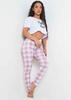 Hope Pink Check Christmas 
