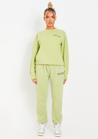Imogen Lime Missy Empire Text Oversized Joggers