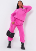 Imogen Pink Missy Empire Text Oversized Joggers