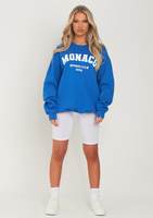 Jamila Blue Monaco Graphic Sweatshirt