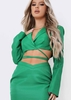 Janie Green Tailored Tie Waisted Cropped Blazer Co-ord