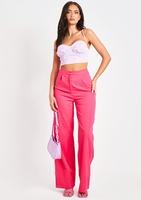 Jennifer Hot Pink Wide Leg Trouser