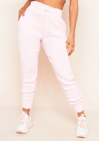 Jenniya Pink Knitted Jogger Bottoms