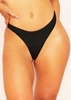 Julianne Black High Rise Thong Knickers
