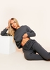 Julie Charcoal Jumper Loungewear Set