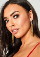 Juliette Gold Beaded Tassel Earrings